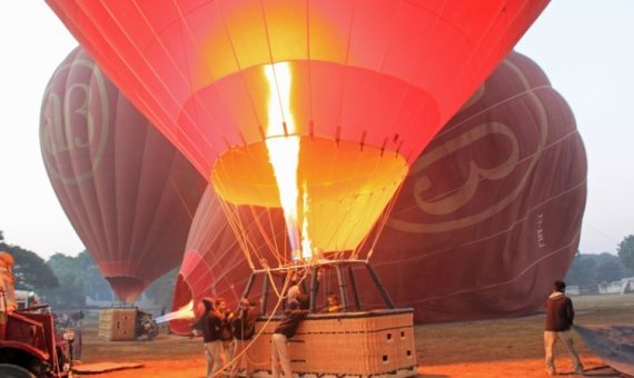Balloons Over Bagan & Inle (Red) 3